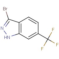 3-溴-6-(三氟甲基)-1H-吲唑,1000341-21-8,结构式