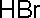 氢溴酸,10035-10-6,结构式