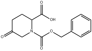 1-((Benzyloxy)carbonyl)-5-oxopiperidine-2-carboxylic acid,100711-68-0,结构式