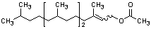 乙酸植基酯(顺反异构体混和物),10236-16-5,结构式