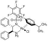 RuCl[(S,S)-Fsdpen](p-cymene),1026995-72-1,结构式