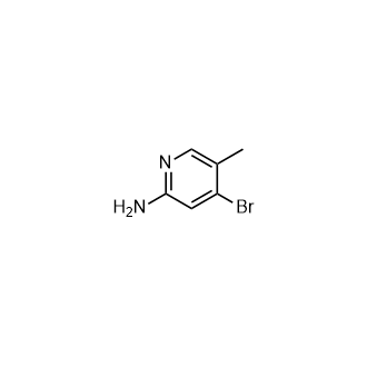 4-Bromo-5-methylpyridin-2-amine,1033203-32-5,结构式