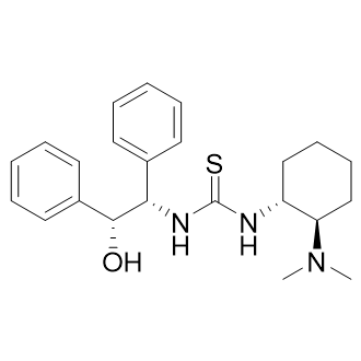 N-[(1R，2R)-2-(Dimethylamino)cyclohexyl]-N -[(1S，2R)-2-hydroxy-1，2-diphenylethyl]thiourea,1046493-35-9,结构式