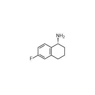 (R)-6-Fluoro-1,2,3,4-tetrahydronaphthalen-1-amine,1057246-78-2,结构式