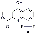 Methyl 4-hydroxy-8-(trifluoromethyl)quinoline-2-carboxylate,1065074-52-3,结构式