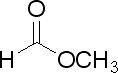 甲酸甲酯,107-31-3,结构式