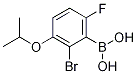 2-溴-6-氟-3-异丙氧基苯硼酸,1072951-75-7,结构式