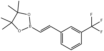 (E)-4,4,5,5-Tetramethyl-2-(3-(trifluoromethyl)styryl)-1,3,2-dioxaborolane,1073354-88-7,结构式