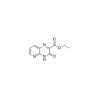3-oxo-3,4-dihydro-pyrido[2,3-b]pyrazine-2-carboxylic acid ethyl ester,114097-17-5,结构式