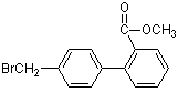 2-[4-(溴甲基)苯基]苯甲酸甲酯,114772-38-2,结构式