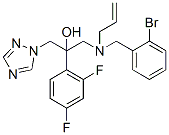 1-[(2-bromophenyl)methyl-prop-2-enylamino]-2-(2,4-difluorophenyl)-3-(1,2,4-triazol-1-yl)propan-2-ol,1155361-06-0,结构式