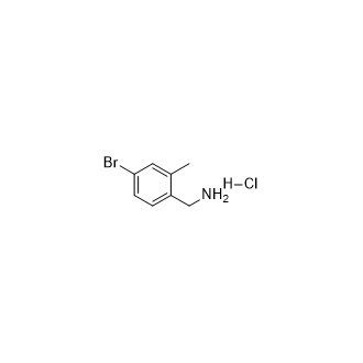 (4-bromo-2-methylphenyl)methanamine hydrochloride,1171381-49-9,结构式