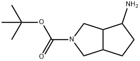 tert-Butyl 6-amino-3,3a,6,6a-tetrahydrocyclopenta[c]pyrrole-2(1H)-carboxylate,1187930-92-2,结构式