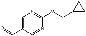 2-(Cyclopropylmethoxy)pyrimidine-5-carbaldehyde,1192569-90-6,结构式