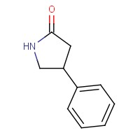 4-苯基-2-吡咯烷酮,1198-97-6,结构式