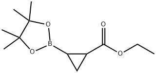 ethyl 2-(4,4,5,5-tetramethyl-1,3,2-dioxaborolan-2-yl)cyclopropanecarboxylate,1215107-29-1,结构式