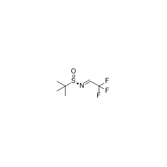 (R)-2-Methyl-N-(2,2,2-trifluoroethylidene)propane-2-sulfinamide,1219607-85-8,结构式