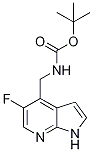tert-Butyl ((5-fluoro-1H-pyrrolo[2,3-b]pyridin-4-yl)methyl)carbamate,1228666-42-9,结构式
