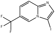 3-Iodo-6-(trifluoromethyl)imidazo[1,2-a]pyridine,1233690-80-6,结构式