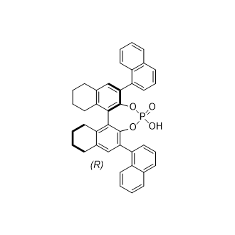(R)-3，3 -双(1-萘基)-5，5 ，6，6 ，7，7 ，8，8 -八氢-1，1 -联萘酚膦酸酯,1242066-20-1,结构式