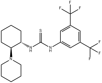 N-[3，5-双(三氟甲基)苯基]-N -[(1S，2S)-2-(1-哌啶基)环己基]硫脲,1244061-69-5,结构式