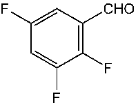 2,3,5-三氟苯甲醛,126202-23-1,结构式
