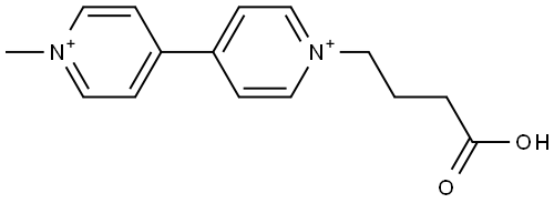 1-(3-羧丙基)-1′-甲基-4,4′-联吡啶,130641-28-0,结构式