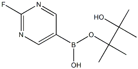 2-fluoro-5-(4,4,5,5-tetramethyl-1,3,2-dioxaborolan-2-yl)pyrimidine,1352796-65-6,结构式