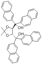 (-)-2,3-O-Isopropylidene-1,1,4,4-Tetra(2-Naphthyl)-L-Threitol,137365-09-4,结构式
