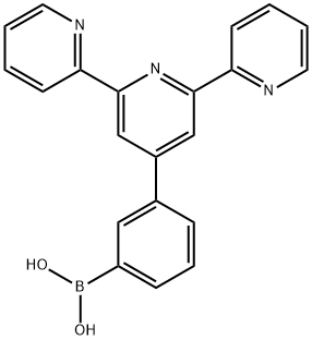 4 -(3-硼酸基)-2，2  6 ，2  三联吡啶,1384573-25-4,结构式