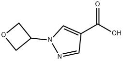 1-(oxetan-3-yl)-1H-pyrazole-4-carboxylic acid,1389323-51-6,结构式