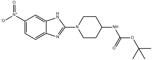 tert-Butyl (1-(5-nitro-1H-benzo[d]imidazol-2-yl)piperidin-4-yl)carbamate,1417794-13-8,结构式