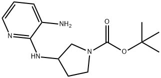tert-Butyl 3-((3-aminopyridin-2-yl)amino)pyrrolidine-1-carboxylate,1417794-17-2,结构式