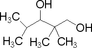 2,2,4-三甲基-1,3-戊二醇(TMPD),144-19-4,结构式