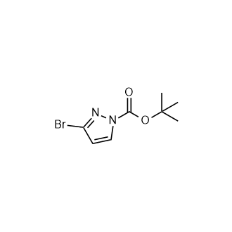 tert-Butyl 3-bromo-1H-pyrazole-1-carboxylate,1448855-35-3,结构式