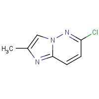 6-氯-2-甲基咪唑并[1,2-b]哒嗪,14793-00-1,结构式