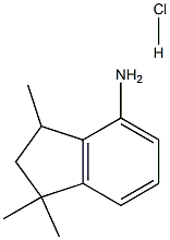1,1,3-三甲基-2,3-二氢-1H-茚-4-胺盐酸盐,1616291-21-4,结构式