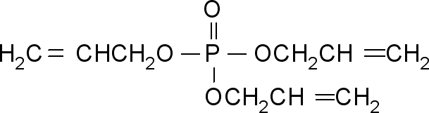 三烯丙基磷酸酯,1623-19-4,结构式