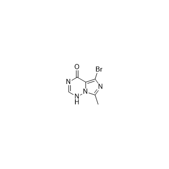 5-Bromo-7-methylimidazo[5,1-f][1,2,4]triazin-4(3H)-one,1636161-67-5,结构式
