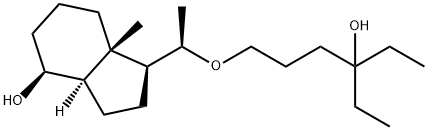 ((1S,3aR,4S,7aS)-1-((R)-1-((4-乙基-4-羟基己基)氧基)乙基)-7a-甲基八氢-1H-茚满-4-醇,171231-49-5,结构式