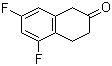 5,7-Difluoro-3,4-dihydronaphthalen-2(1H)-one,172366-38-0,结构式