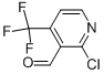 2-Chloro-4-(trifluoromethyl)-pyridine-3-carbaldehyde,174008-48-1,结构式