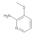 3-(Methylthio)pyridin-2-amine,183610-73-3,结构式