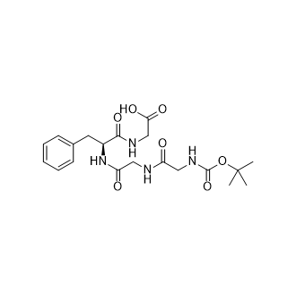 (S)-12-苄基-2,2-二甲基-4,7,10,13-四氧代-3-氧杂-5,8,11,14-四氮杂十六烷-16-酸,187794-49-6,结构式