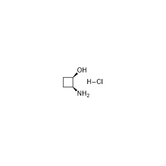 cis-2-Aminocyclobutan-1-ol hydrochloride,2070860-49-8,结构式