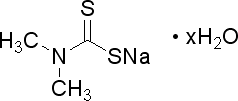 二甲基二硫代氨基甲酸钠,207233-95-2,结构式