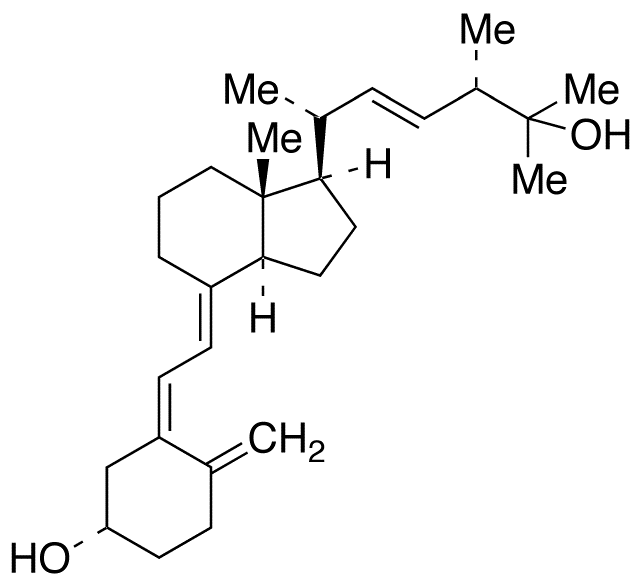 25-羟基维生素 D2,21343-40-8,结构式