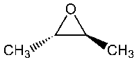反-2,3-环氧丁烷,21490-63-1,结构式
