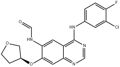 (S)-N-(4-((3-氯-4-氟苯基)氨基)-7-((四氢呋喃-3-基)氧基)喹唑啉-6-基)甲酰胺（阿法替尼杂质）,2223677-60-7,结构式