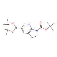 tert-butyl 5-(4,4,5,5-tetramethyl-1,3,2-dioxaborolan-2-yl)-2,3-dihydropyrrolo[2,3-b]pyridine-1-carboxylate,2378821-30-6,结构式